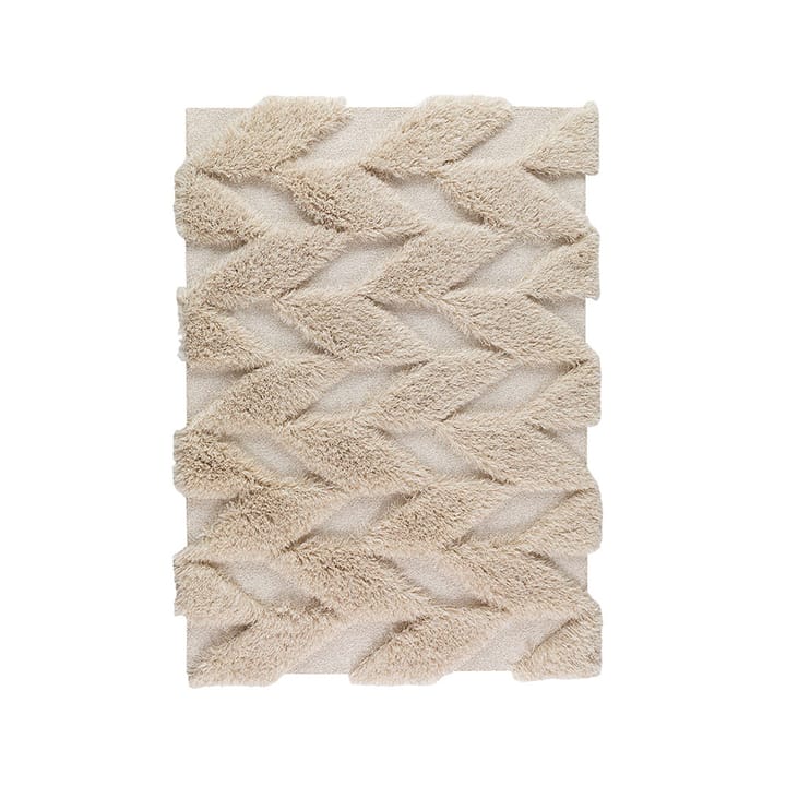 Herringbone Wild -matto - Light beige, 170 x 240 cm - Kateha