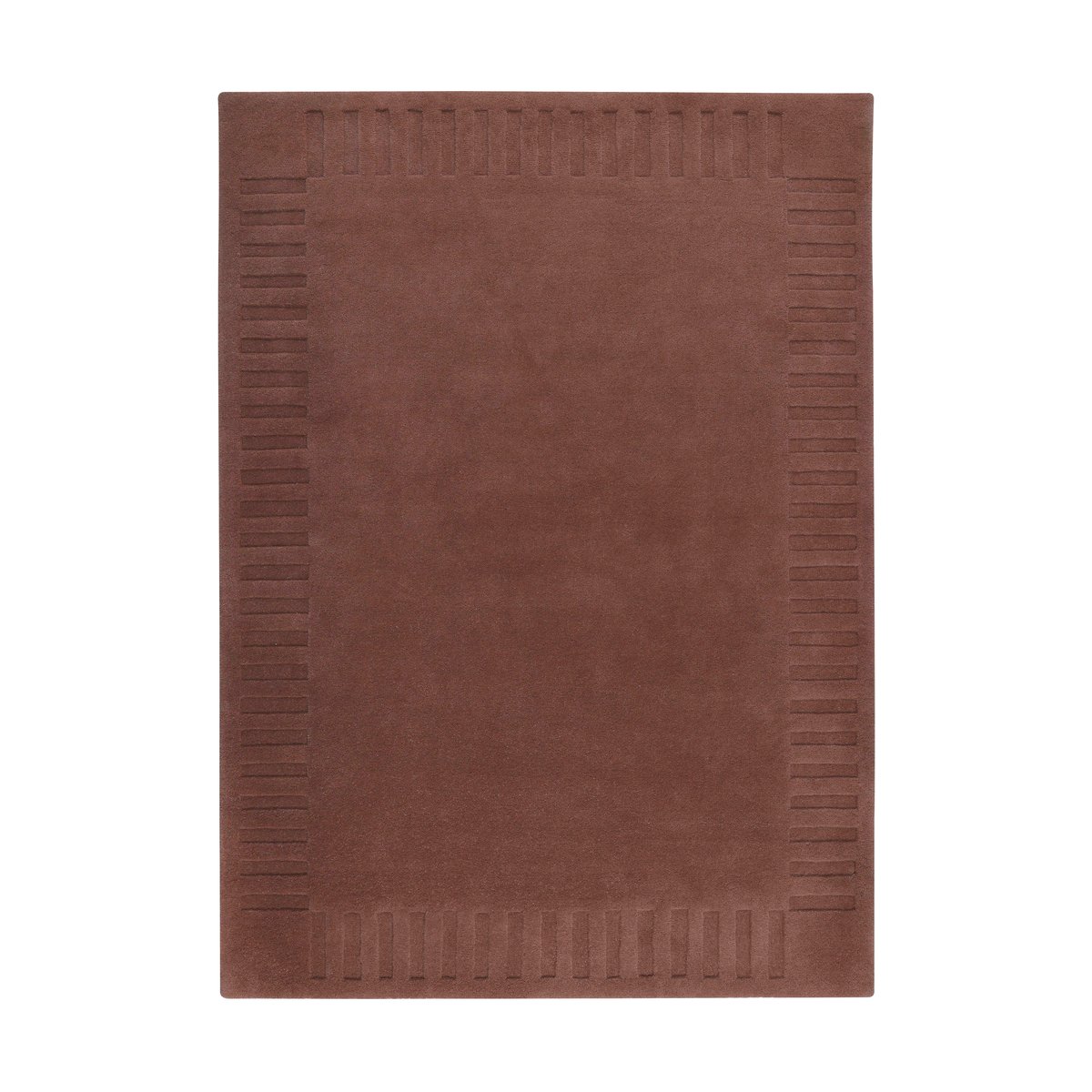 Kateha Lea original villamatto Rust-45, 200x300 cm | Skandinaavinen Sisustus | Ryijymatot & Nukkamatot | Ruskea
