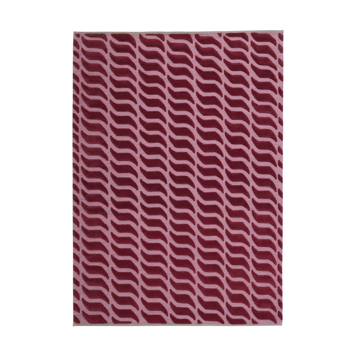 Kateha Mimic matto Raspberry Cream, 170x240 cm | Skandinaavinen Sisustus | Ryijymatot & Nukkamatot | Punainen