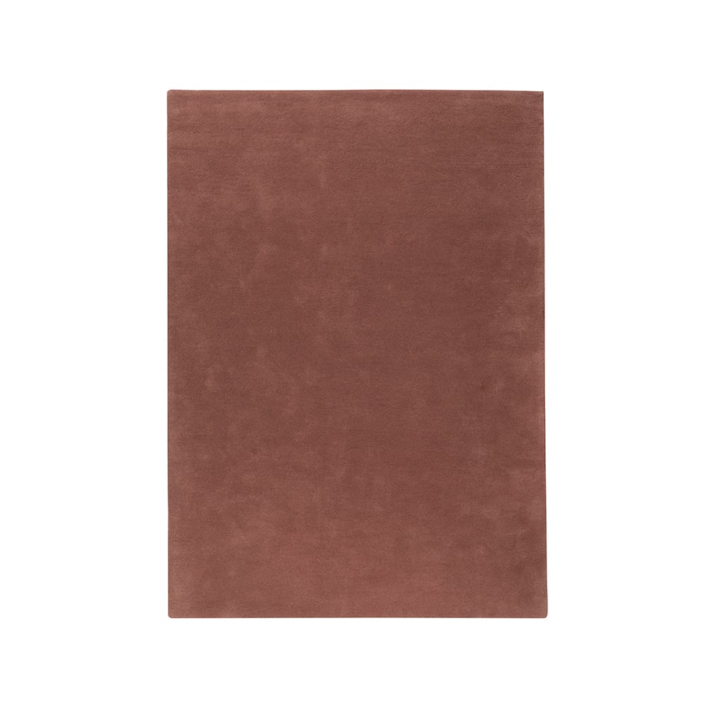 Kateha Sencillo matto Rust-45, 170 x 240 cm | Skandinaavinen Sisustus | Villamatot | Ruskea