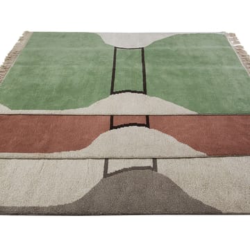 Silhouette flossa -matto - Dusty green, 200 x 300 cm - Kateha