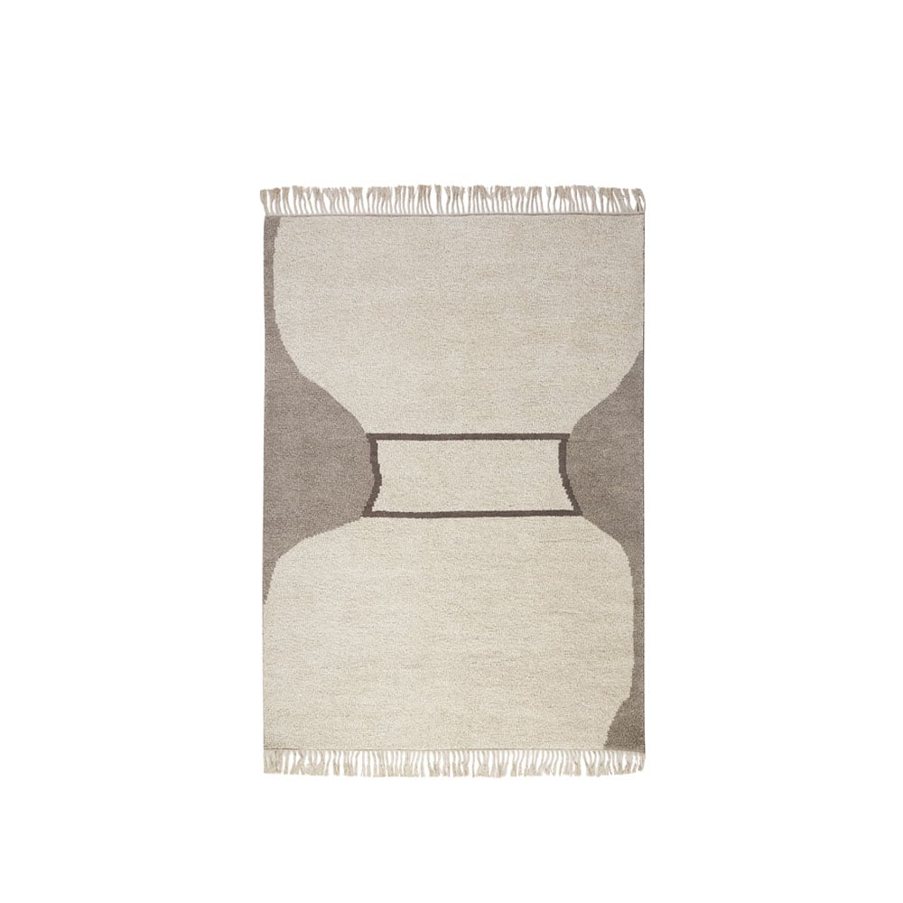 Kateha Silhouette flossa -matto Natural, 170 x 240 cm