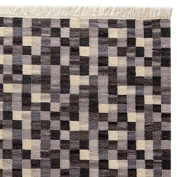 Small box, käsin kudottu matto, harmaa - 350x250 - Kateha