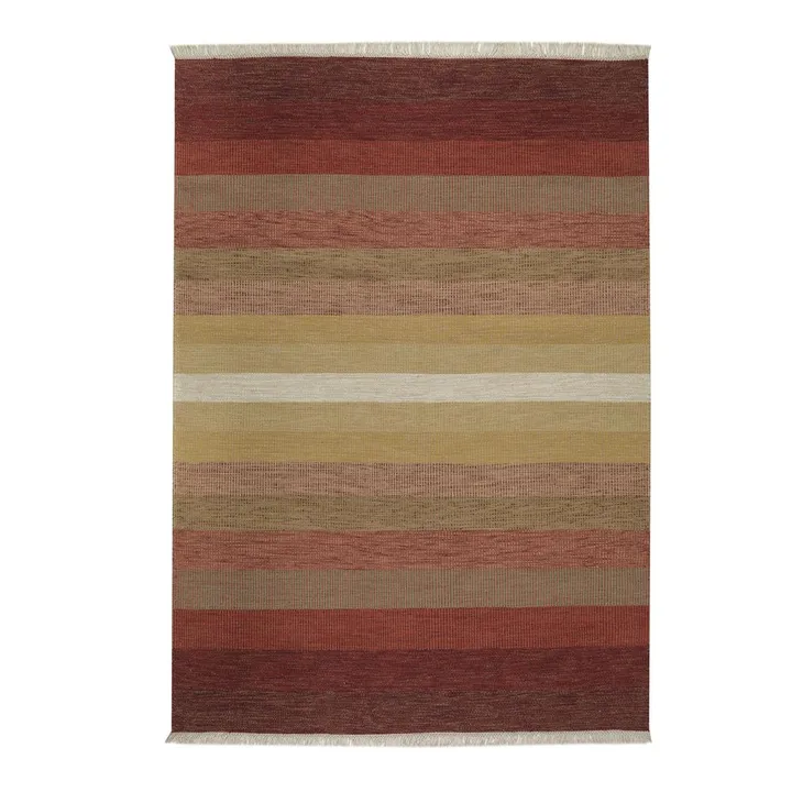 Tofta Wave matto 80x250 cm - Red - Kateha
