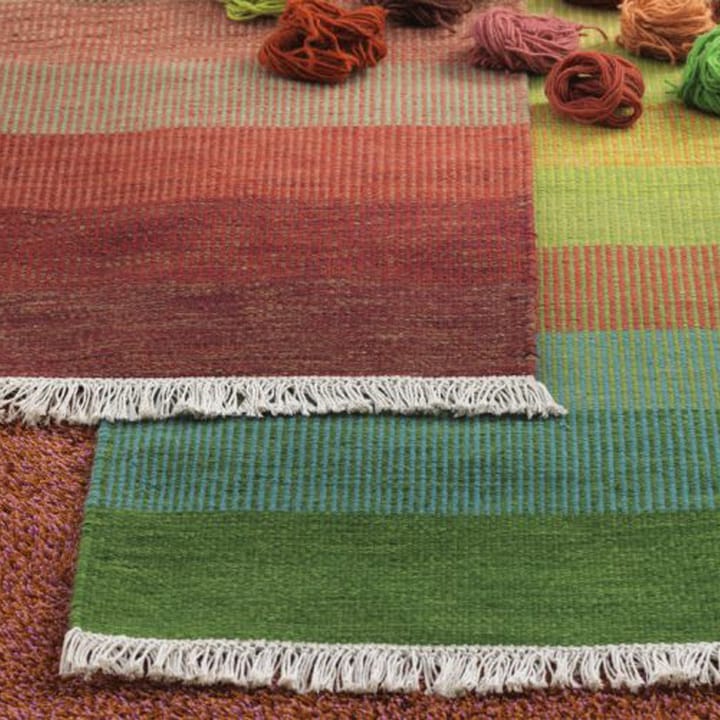 Tofta wave matto, punainen, 200x300 cm Kateha