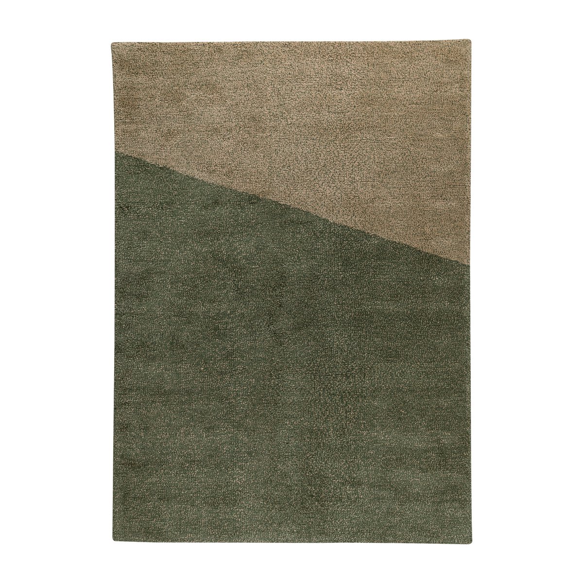 Kateha Verso matto Green 200 x 300 cm | Skandinaavinen Sisustus | Villamatot | Vihreä