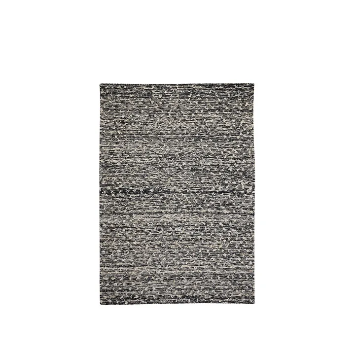 Woolly matto - Black/white, 170x240 cm - Kateha