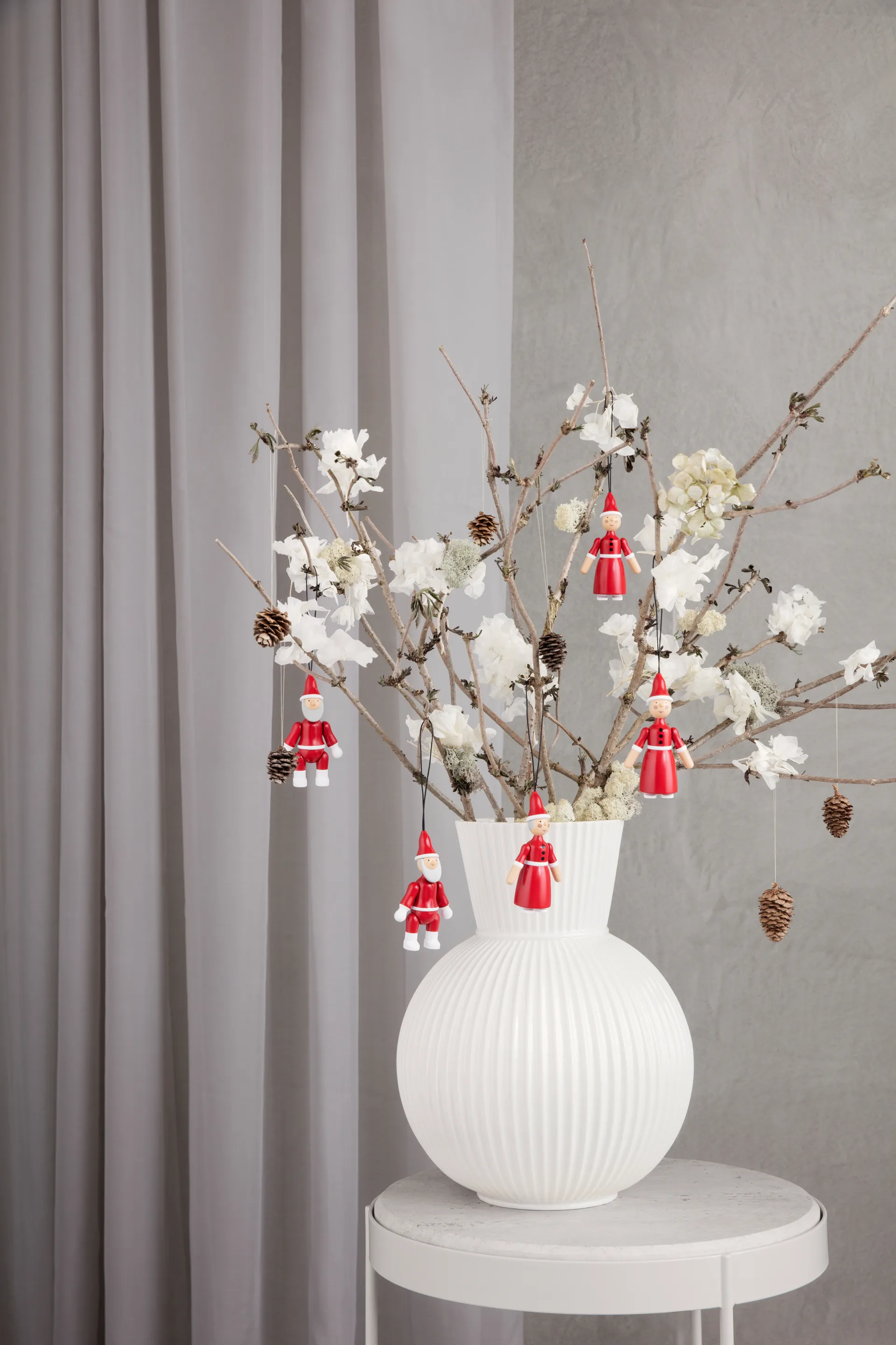 Joulupukki ja joulumuori 10 cm, Punainen Kay Bojesen Denmark