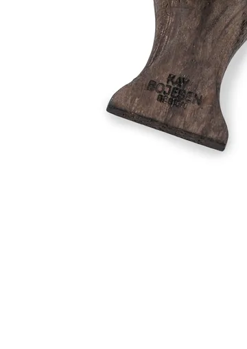 Kaj Bojesen lintu avaimenperä - Savutammi, musta nahka - Kay Bojesen Denmark