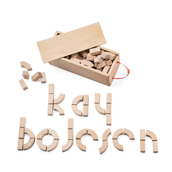 Kay Bojesen aakkospalikat - pyökki - Kay Bojesen Denmark
