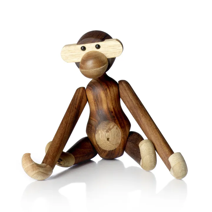 Kay Bojesen apina pieni - Tiikki-limbapuu, 20 cm - Kay Bojesen Denmark