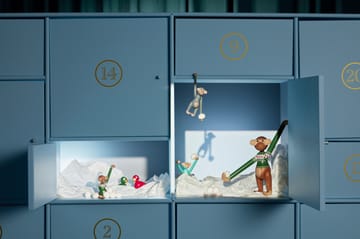 Kay Bojesen Christmas birds joulukoriste 2 osaa - Punainen-vihreä - Kay Bojesen Denmark