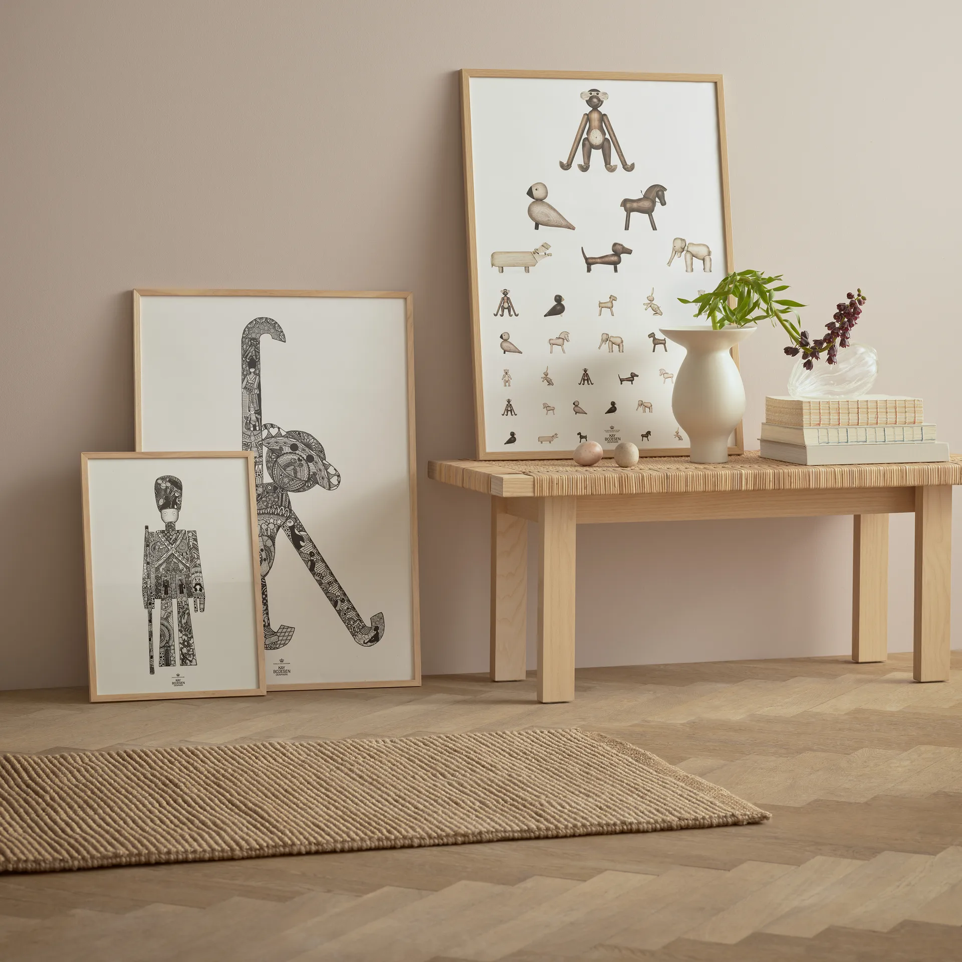 Kay Bojesen juliste eläimet, 50x70 cm Kay Bojesen Denmark