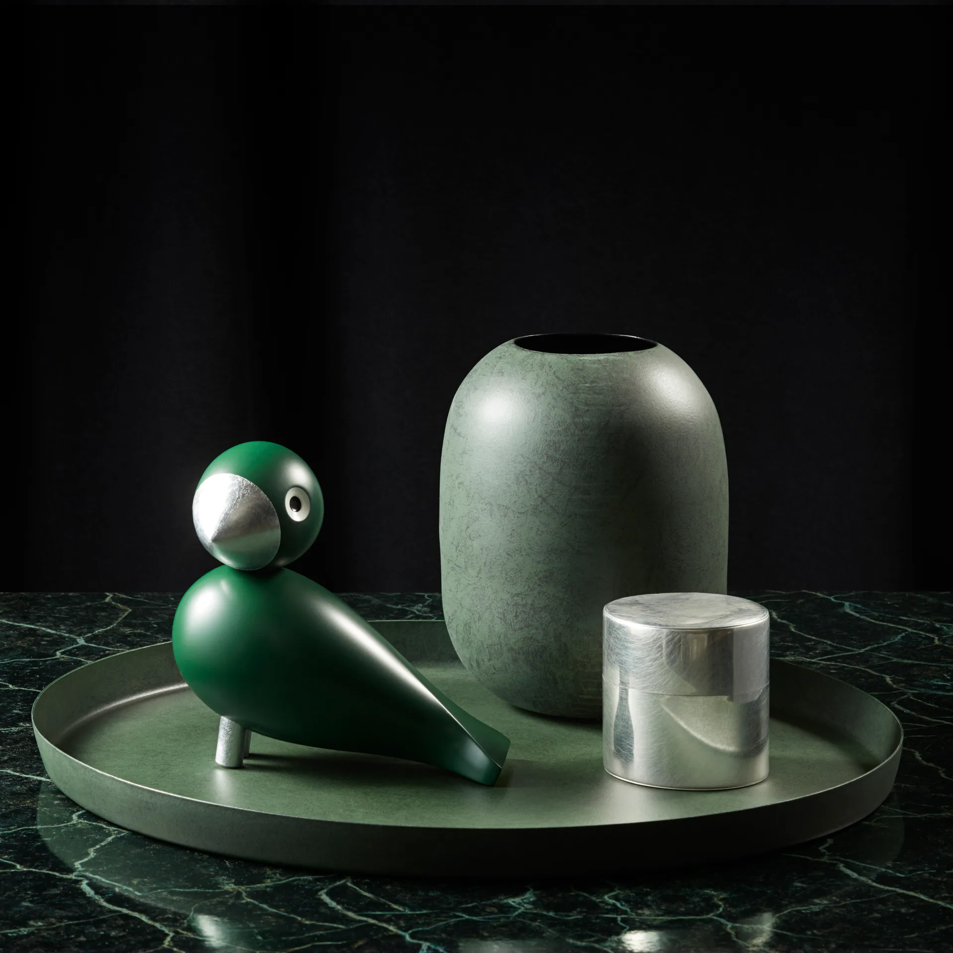 Kay Bojesen laululintu Georg, Vihreä-Hopea Kay Bojesen Denmark