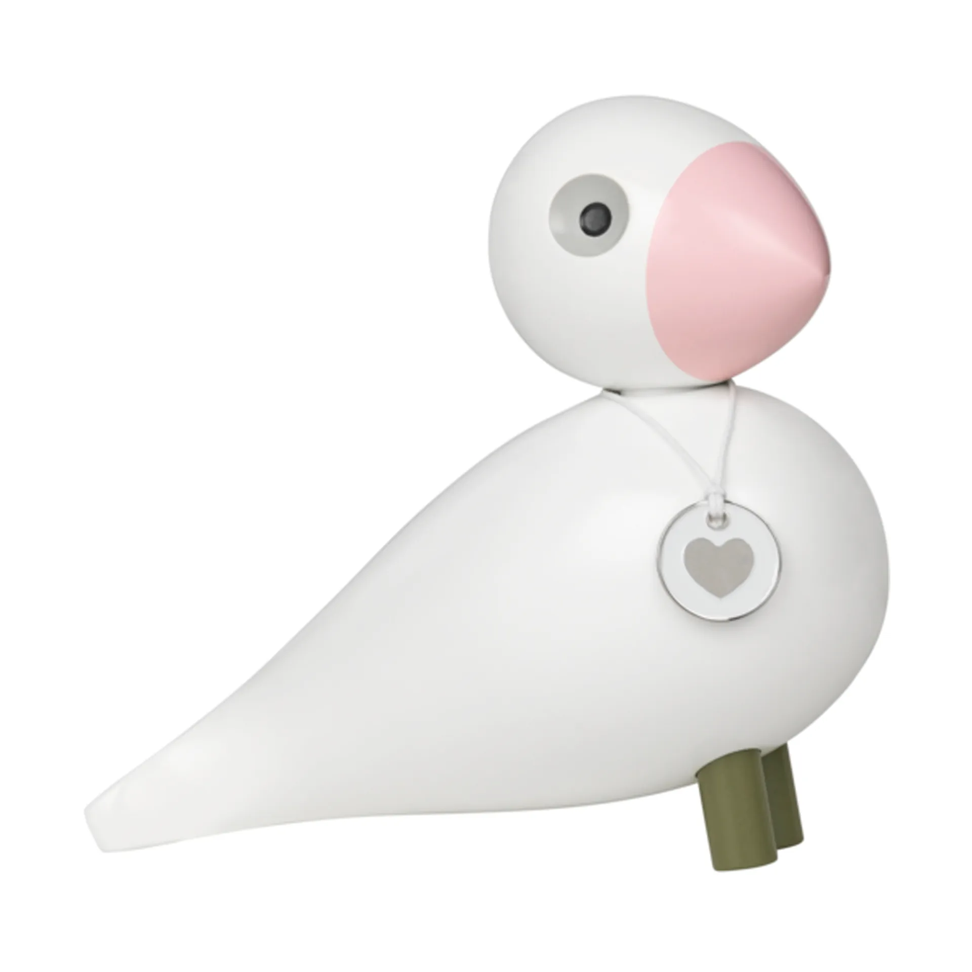 Kay Bojesen -laululintu Love, Valkoinen-vaaleanpunainen Kay Bojesen Denmark