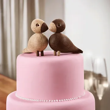 Kay Bojesen Lovebirds - Tammi, 2 kpl, 8,8 cm - Kay Bojesen Denmark