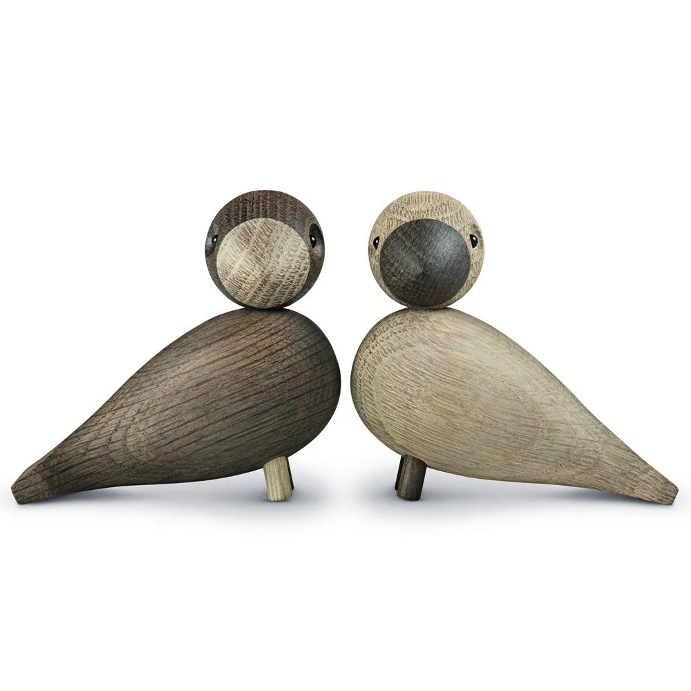 Kay Bojesen Lovebirds, Tammi, 2 kpl, 8,8 cm Kay Bojesen Denmark