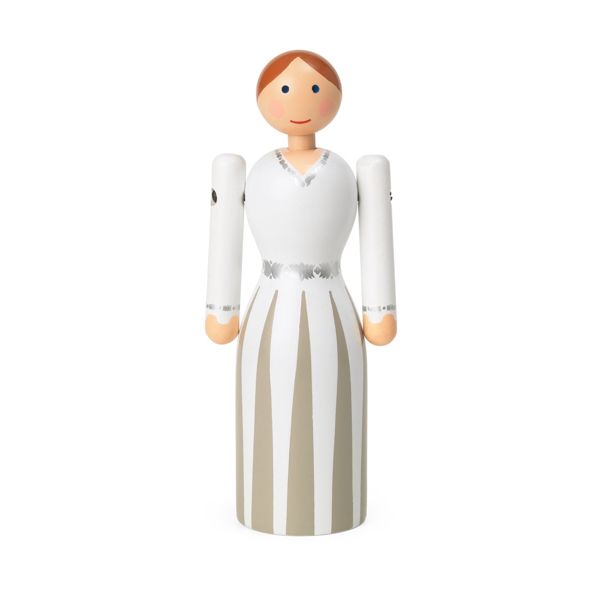 Kay Bojesen Denmark Kay Bojesen -morsian Sininen-musta-valkoinen, 12 cm