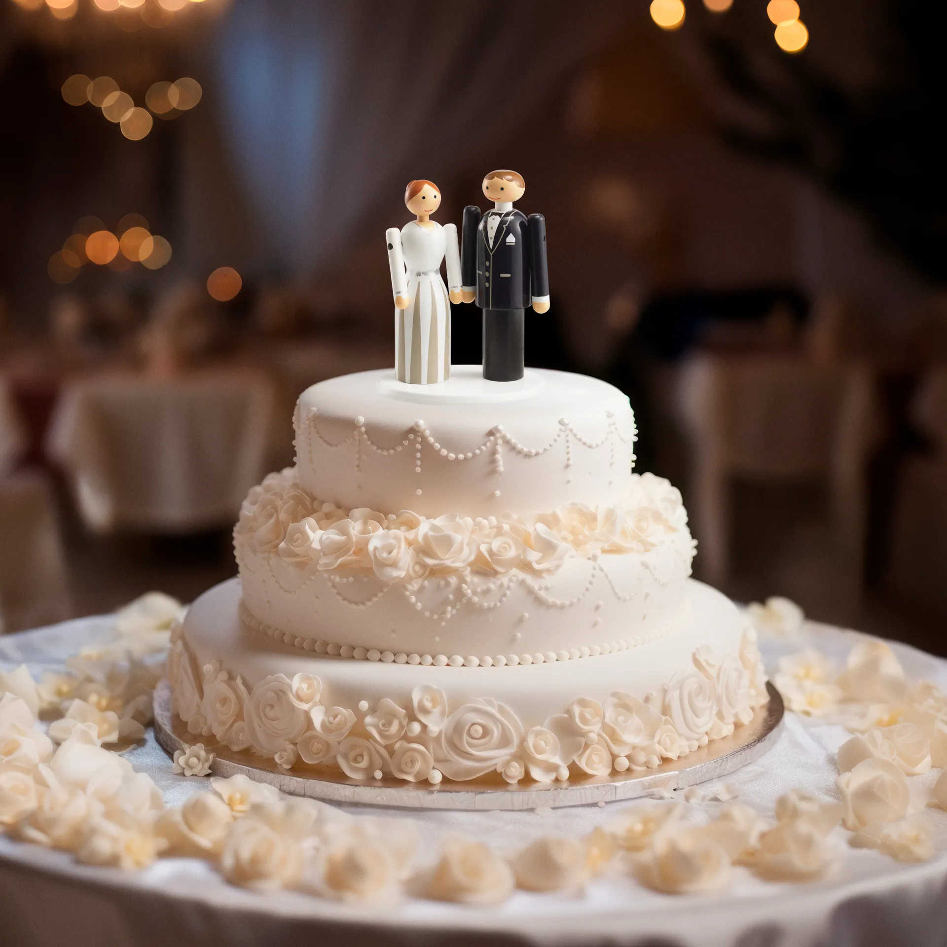 Kay Bojesen -morsian, Sininen-musta-valkoinen, 12 cm Kay Bojesen Denmark