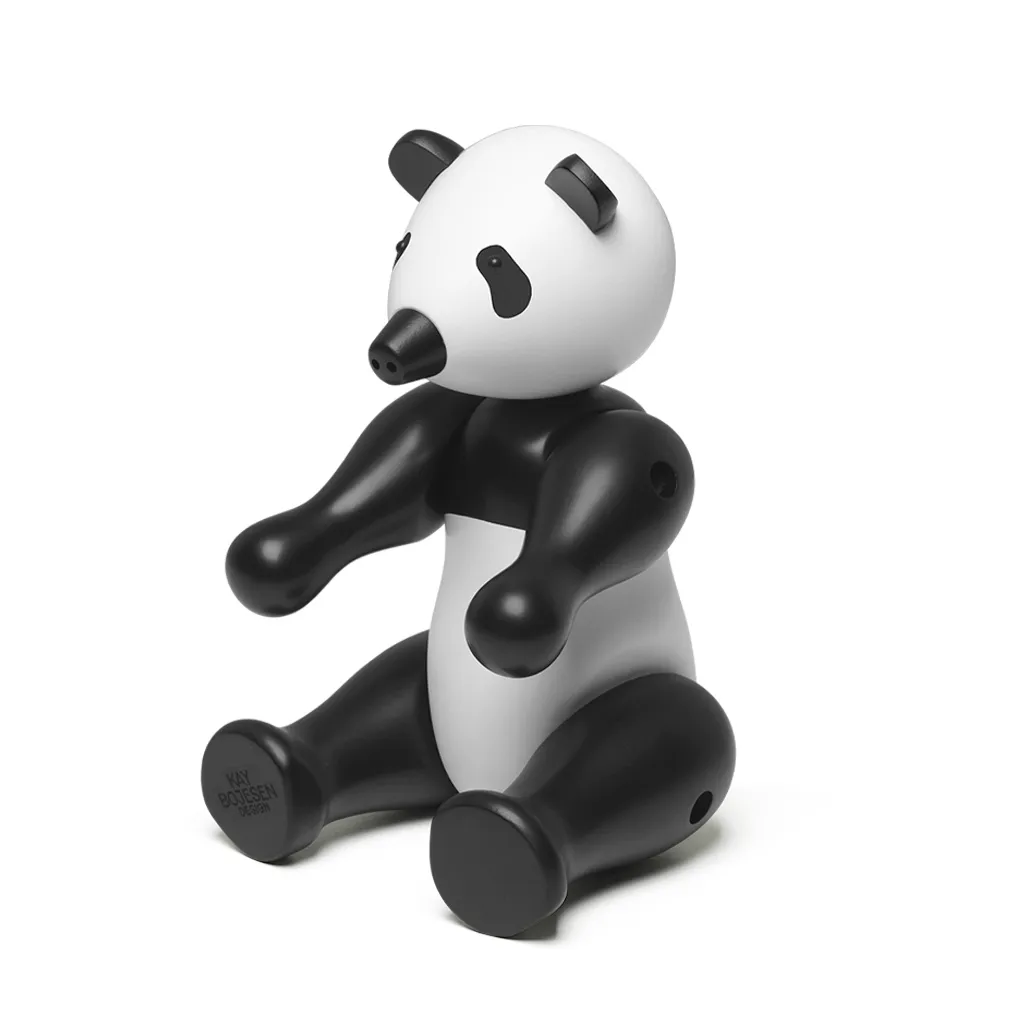 Kay Bojesen panda WWF medium, Musta-valkoinen Kay Bojesen Denmark