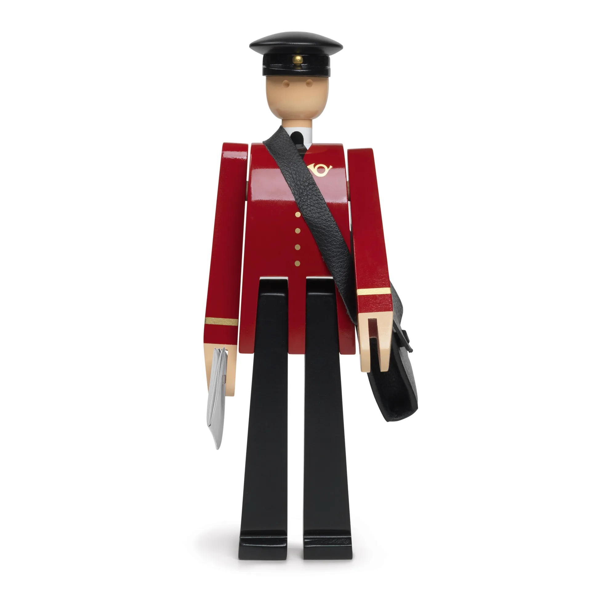 Kay Bojesen - postinkantaja Einar, puna-musta Kay Bojesen Denmark