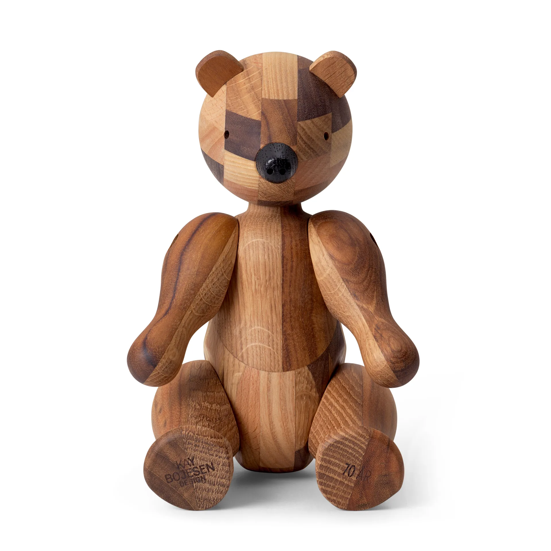 Kay Bojesen puinen karhu juhlavuoden julkaisu mixed wood, Medium Kay Bojesen Denmark