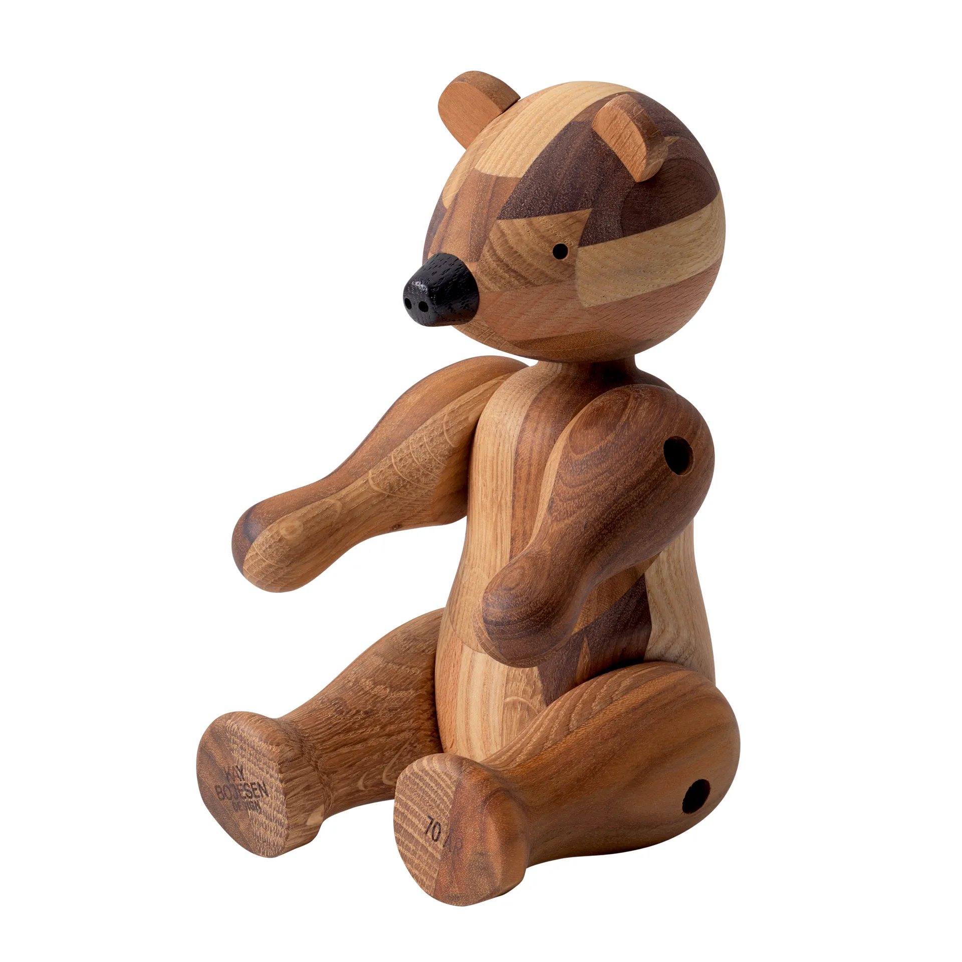 Kay Bojesen puinen karhu juhlavuoden julkaisu mixed wood, Medium Kay Bojesen Denmark