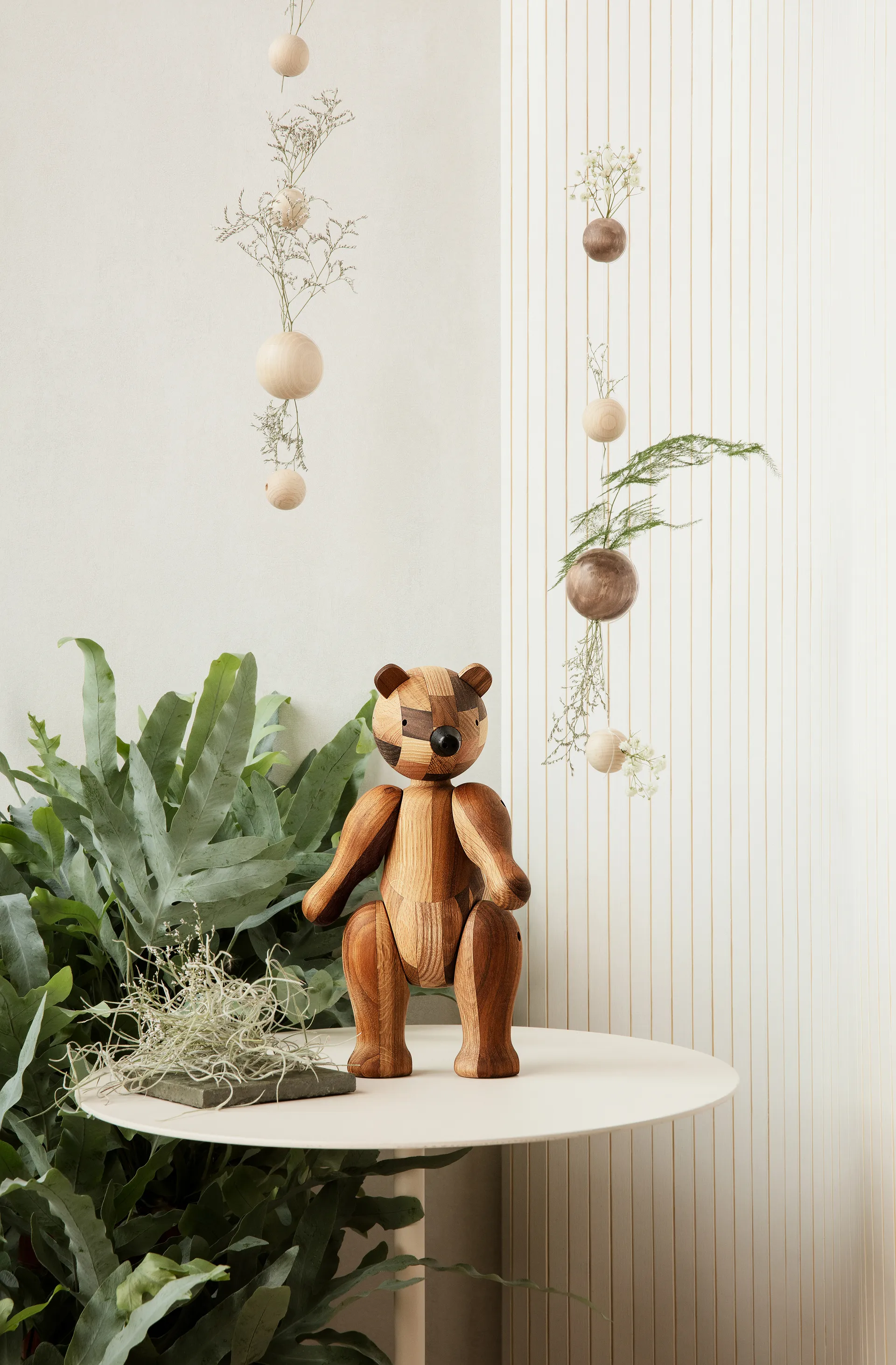 Kay Bojesen puinen karhu juhlavuoden julkaisu mixed wood, Medium Kay Bojesen Denmark