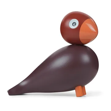 Kay Bojesen Year Bird 2022 laululintu Poppy - Viininpunainen - Kay Bojesen Denmark