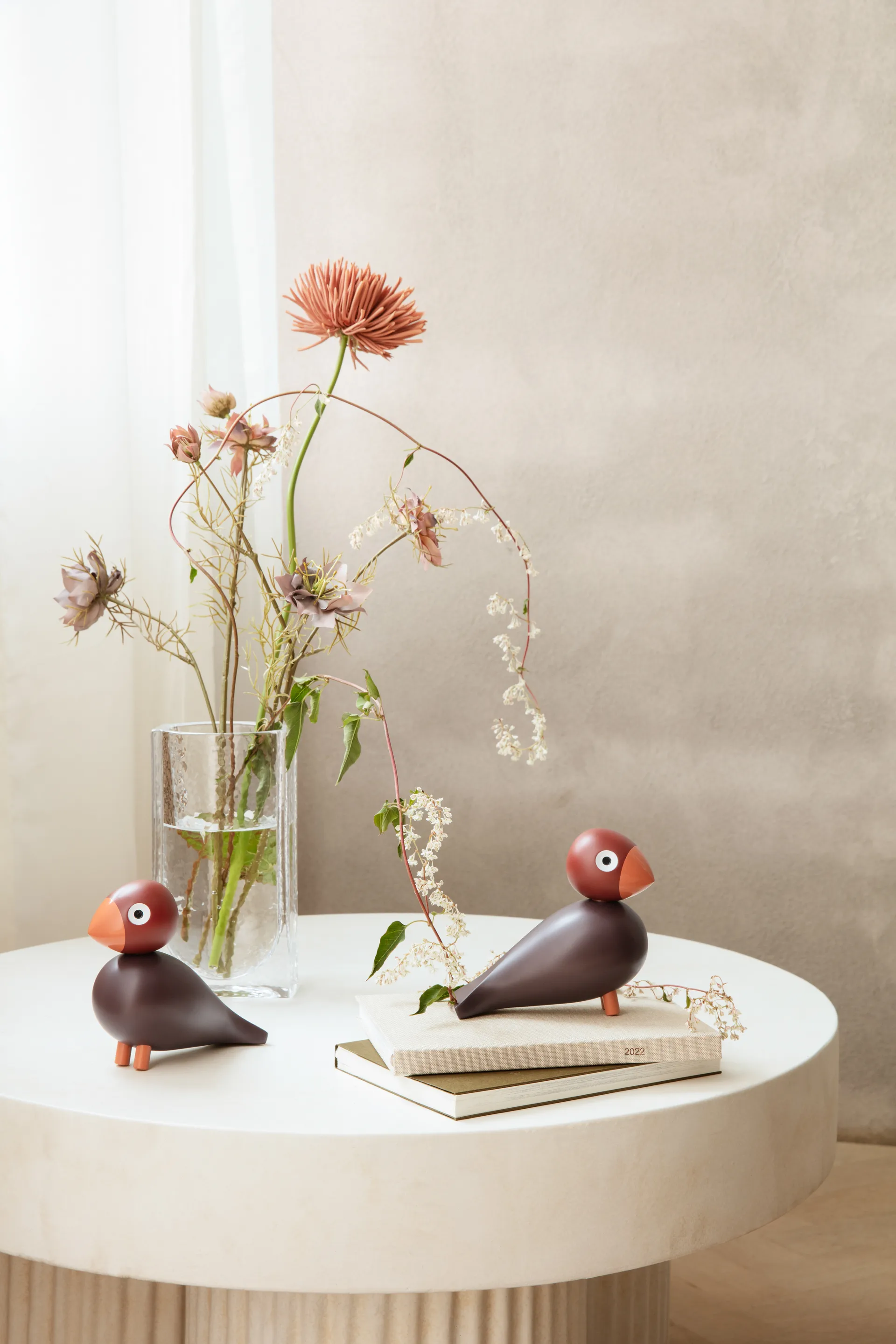 Kay Bojesen Year Bird 2022 laululintu Poppy, Viininpunainen Kay Bojesen Denmark