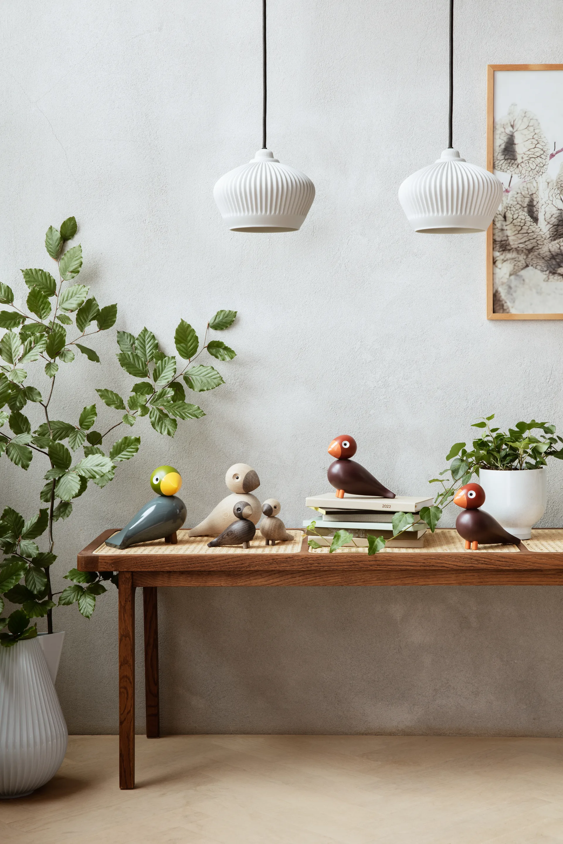 Kay Bojesen Year Bird 2022 laululintu Poppy, Viininpunainen Kay Bojesen Denmark