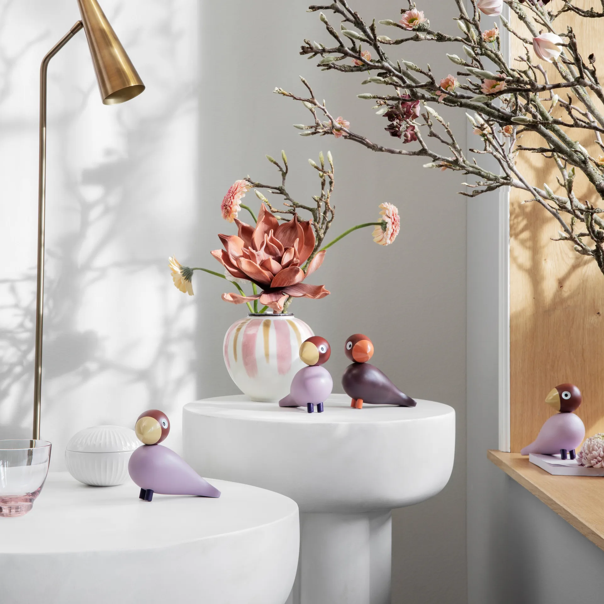 Kay Bojesen Year Bird 2023 -laululintu Jackie, Lavender Kay Bojesen Denmark