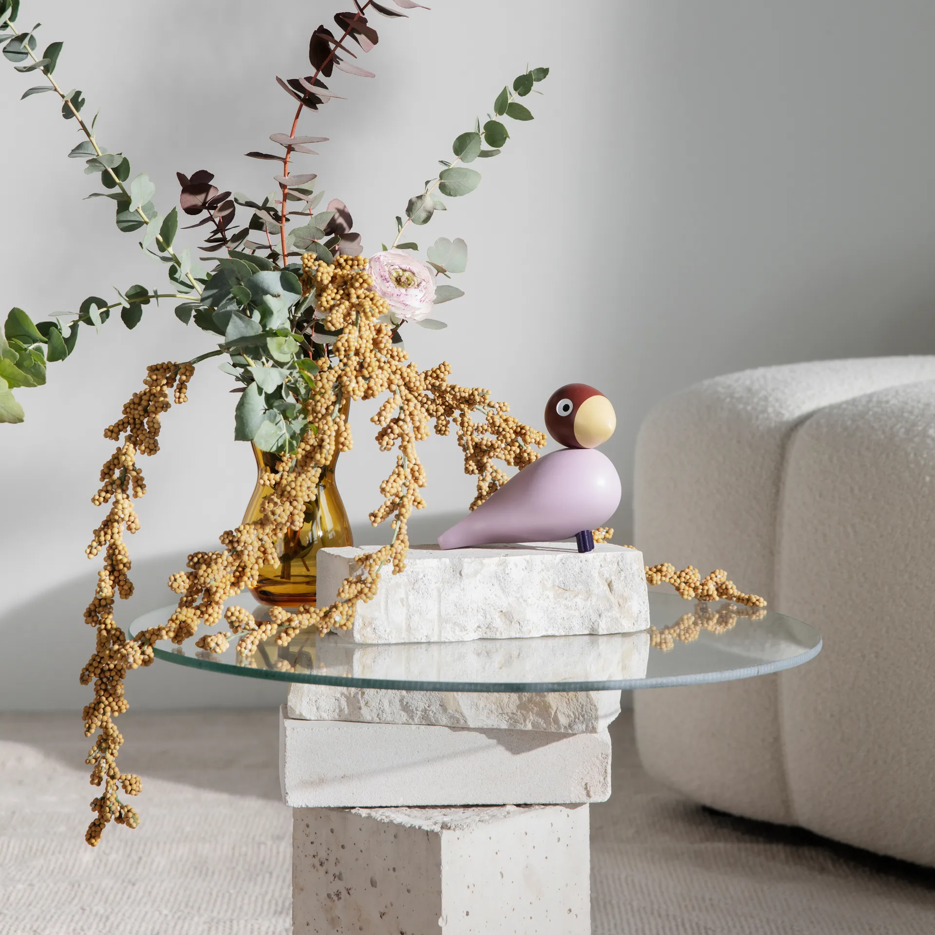 Kay Bojesen Year Bird 2023 -laululintu Jackie, Lavender Kay Bojesen Denmark