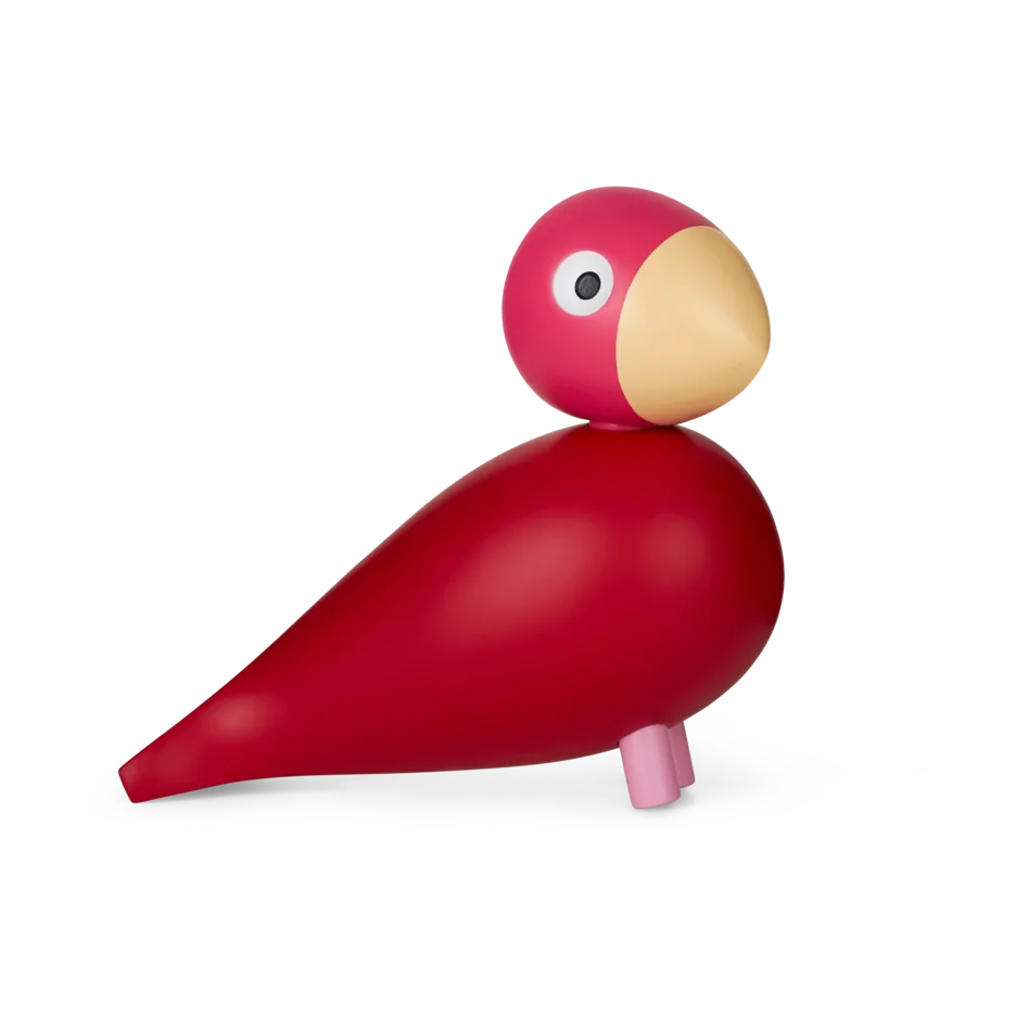 Kay Bojesen Year Bird 2024 laululintu Flora, Vaaleanpunainen Kay Bojesen Denmark