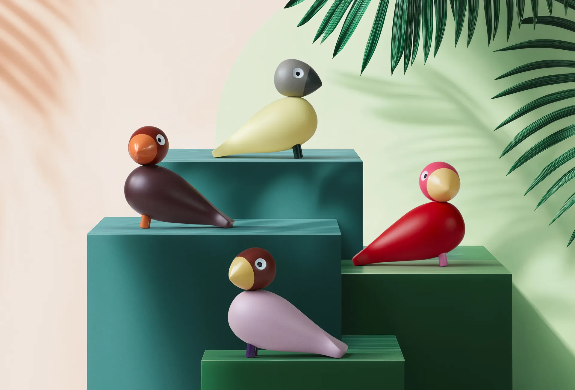 Kay Bojesen Year Bird 2025 Bella, Creme-harmaa Kay Bojesen Denmark