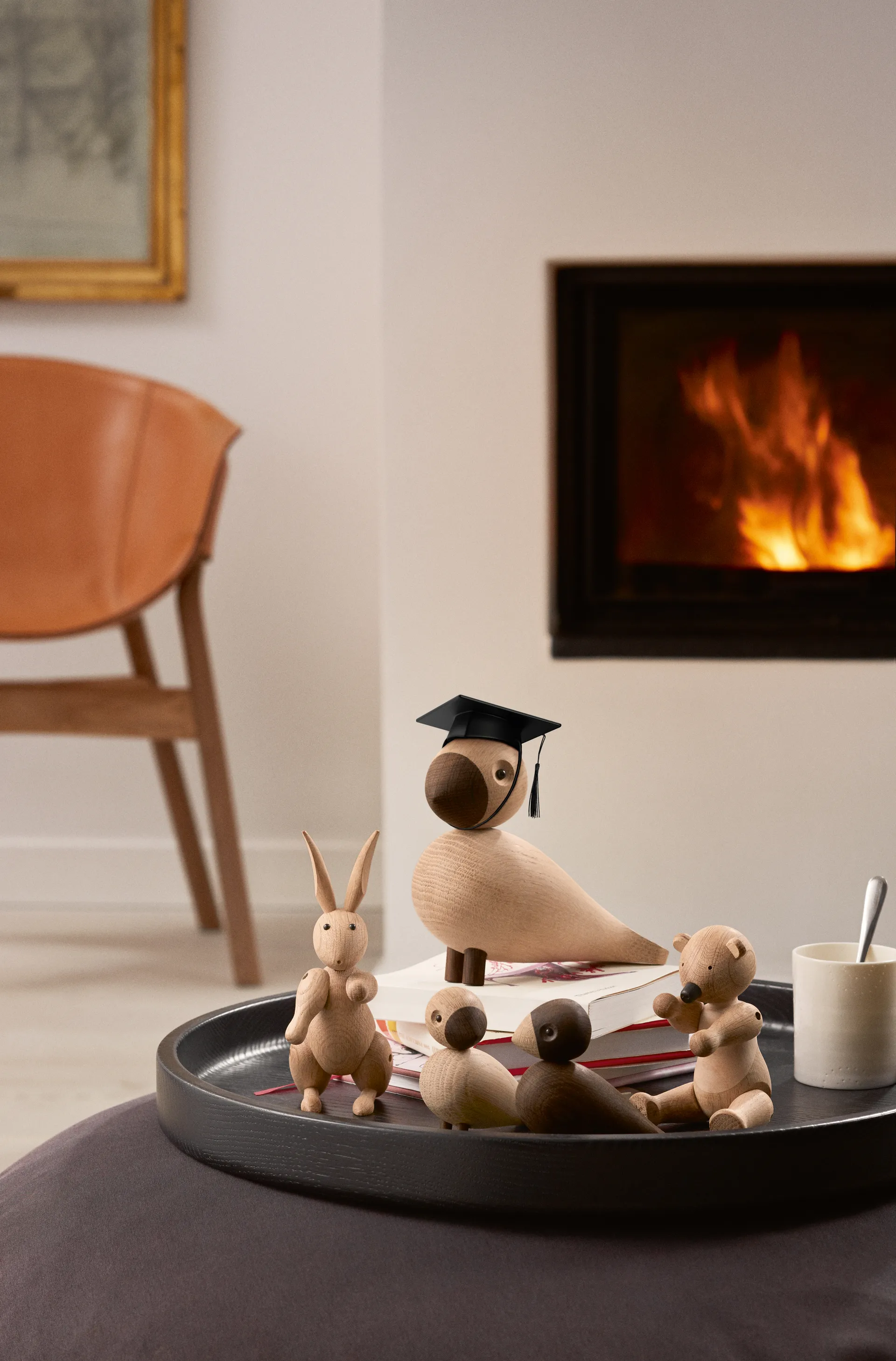 Kay Bojesen ylioppilaslakki apinalle pieni, Musta Kay Bojesen Denmark