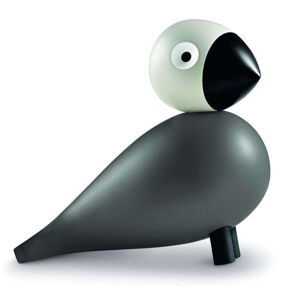 Kay Bojesen Denmark Song Bird Ernst Harmaa | Skandinaavinen Sisustus | Puuhahmot | Harmaa