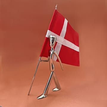 Royal Guard lippua kantava hahmo 18 cm - Polished steel - Kay Bojesen