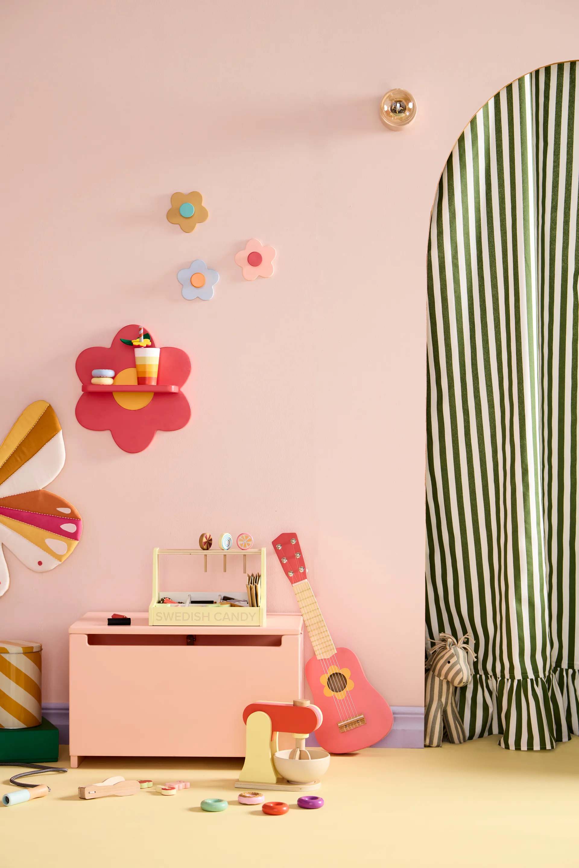 Kid's Base kukkakoukku 3 osaa, Monivärinen Kid's Concept