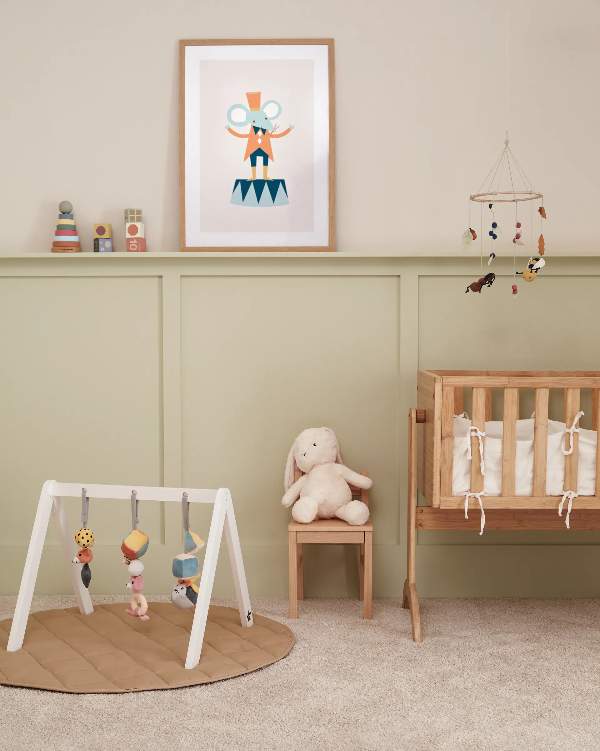 Kid's Base -leikkimatto, Beige Kid's Concept