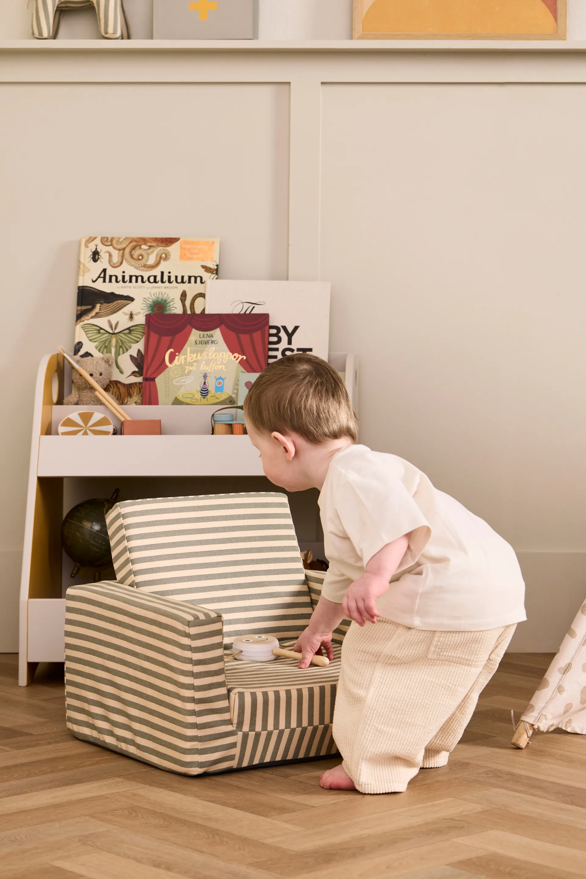 Kid's Base nojatuoli taitettava, Reunus Kid's Concept