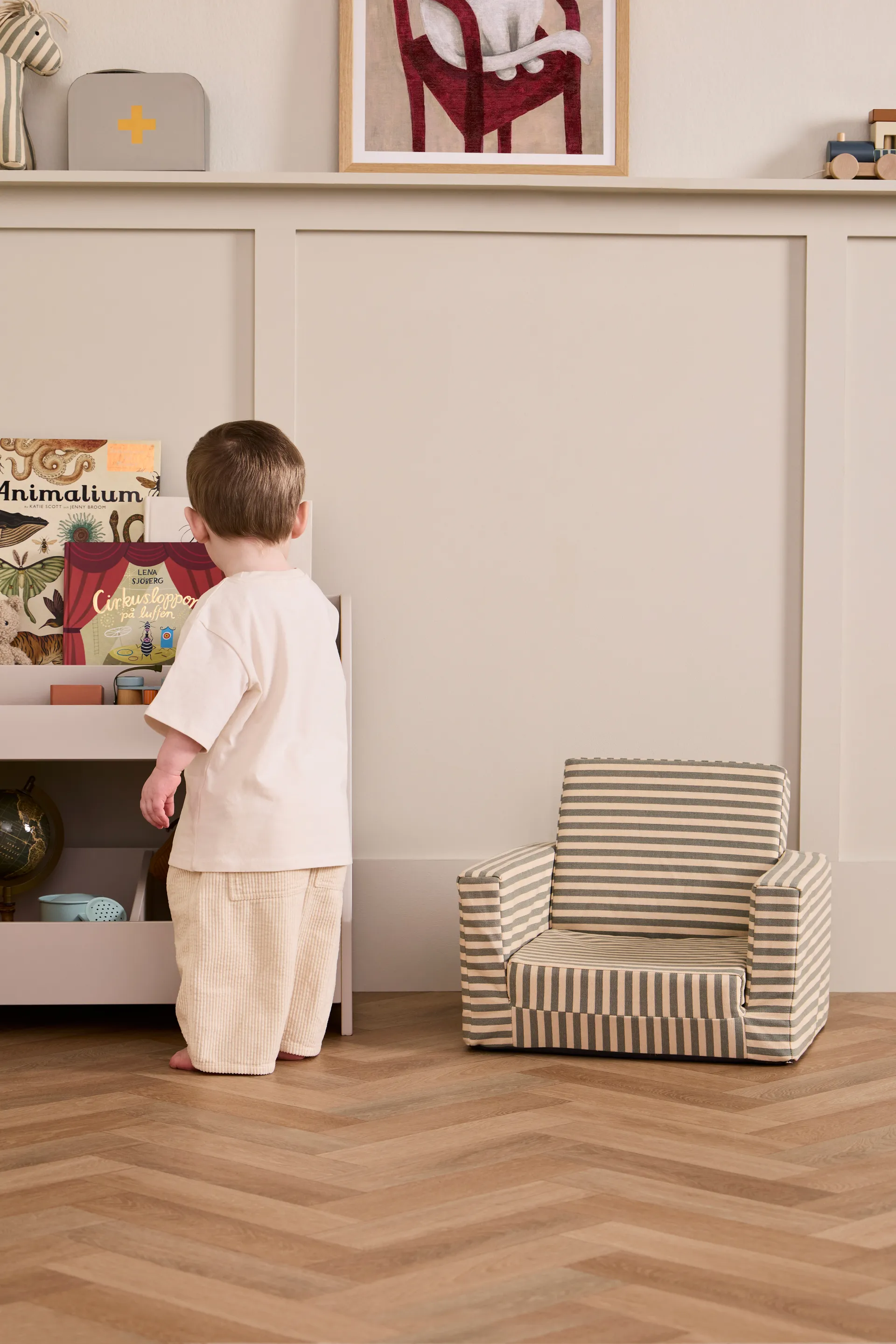 Kid's Base nojatuoli taitettava, Reunus Kid's Concept
