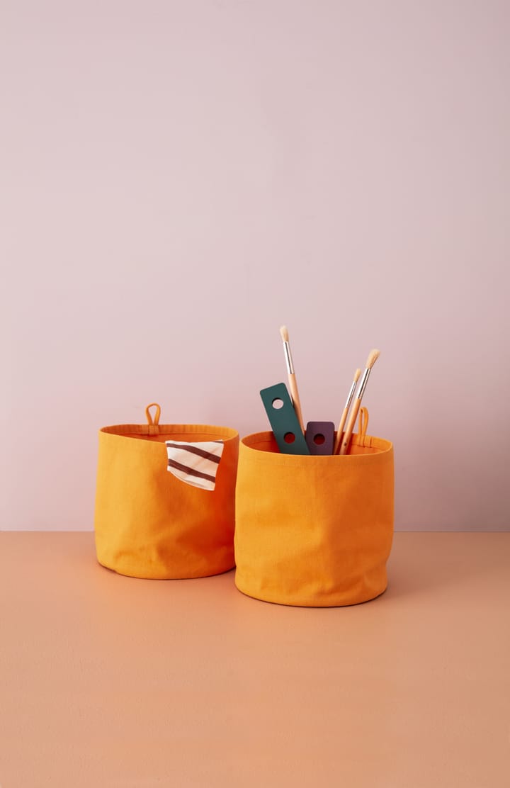 Kid's Base -säilytyskori tekstiili sylinteri 2 kpl, Mango Kid's Concept