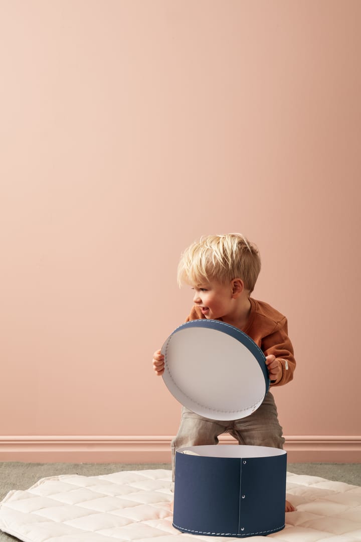 Kid's Base -säilytyslaatikko pyöreä 2 osaa, Tummansininen Kid's Concept