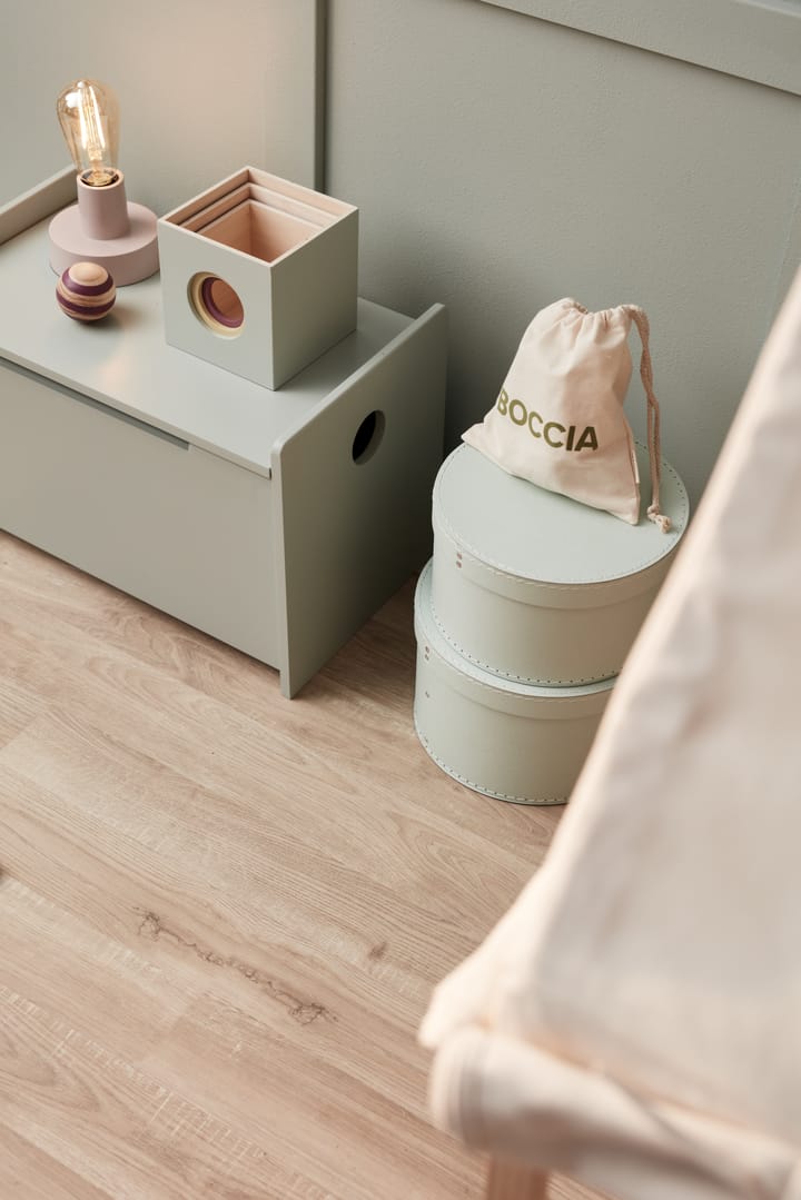 Kid's Base -säilytyslaatikko pyöreä 2 osaa, Vaaleanvihreä Kid's Concept