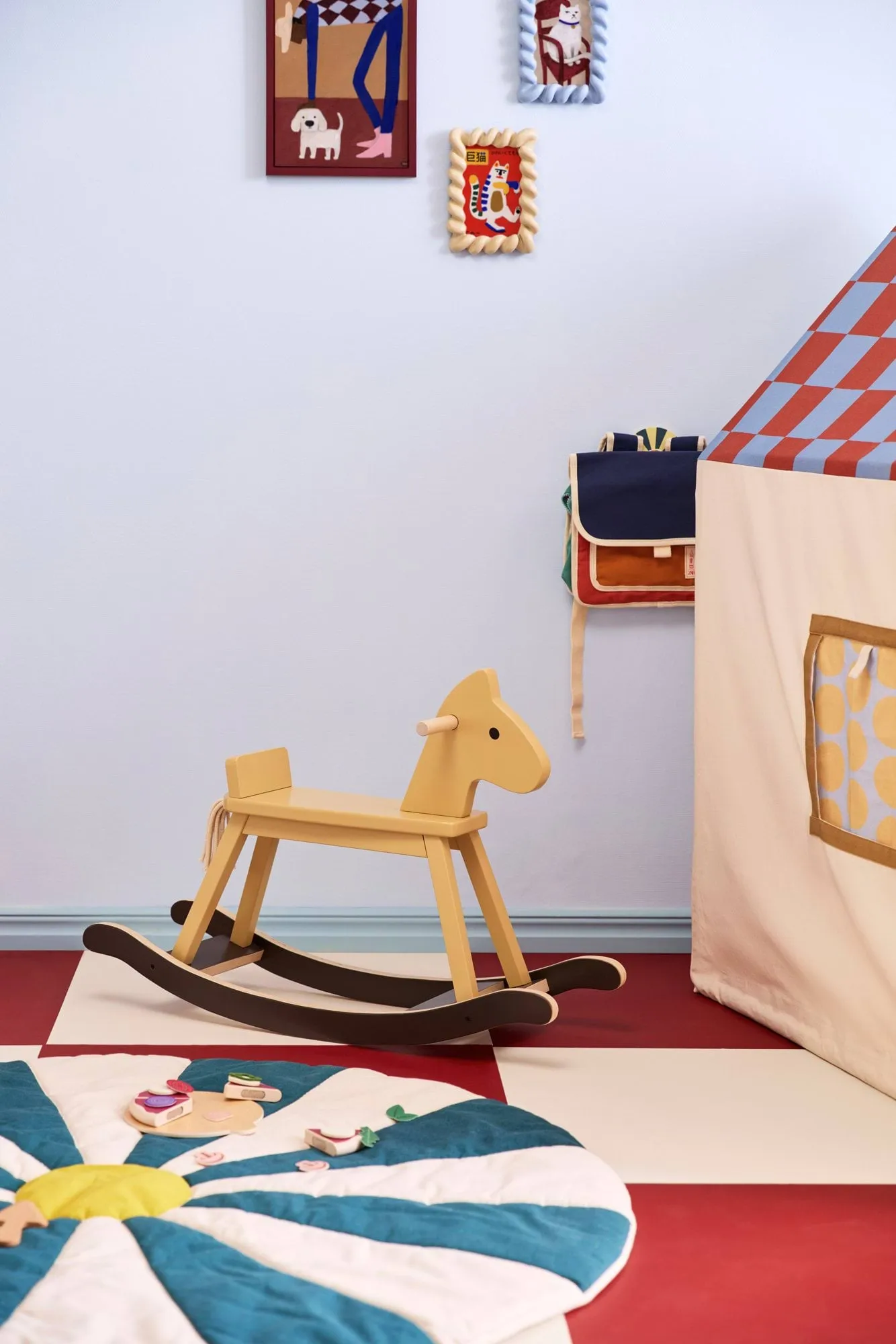 Kid's Concept keinuhevonen, hunajankeltainen Kid's Concept