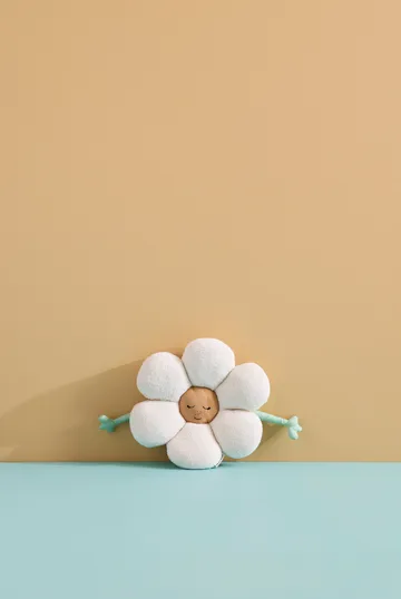 Kukka tyyny - Valkovihreänkeltainen - Kid's Concept