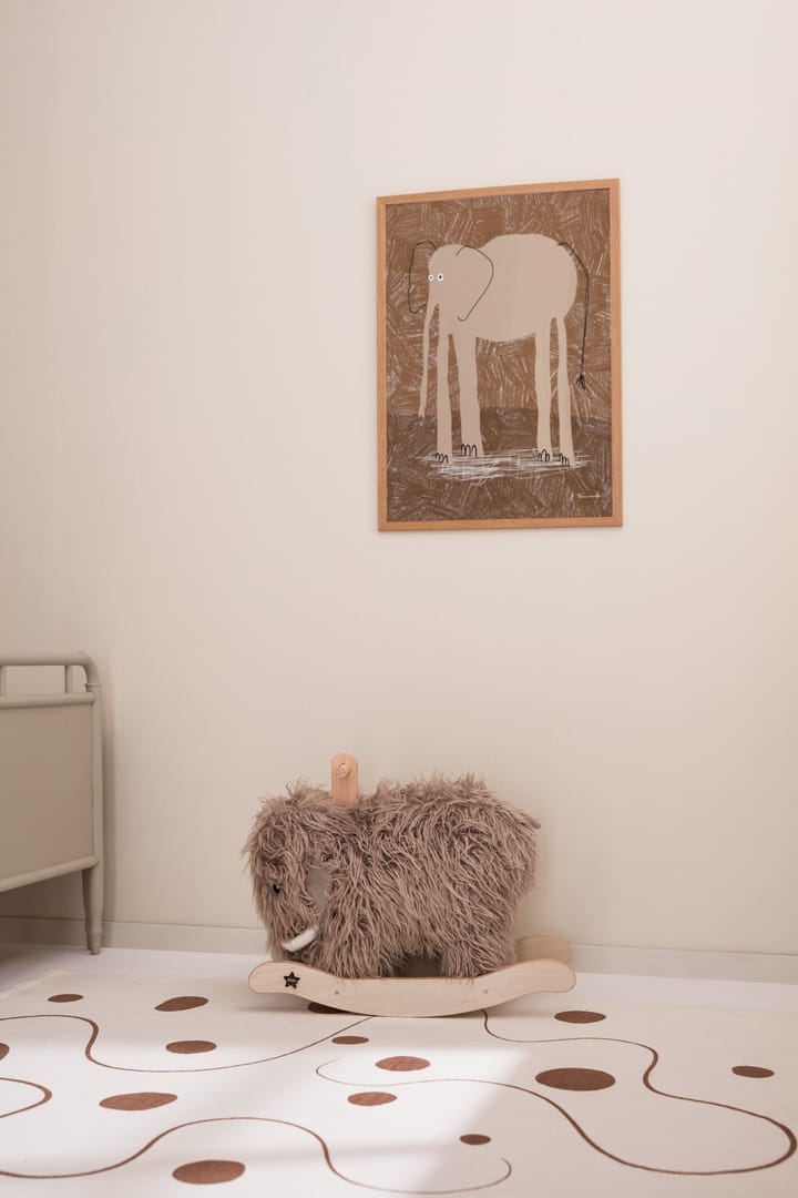 Neo keinuhevonen mammutti - Harmaa - Kid's Concept