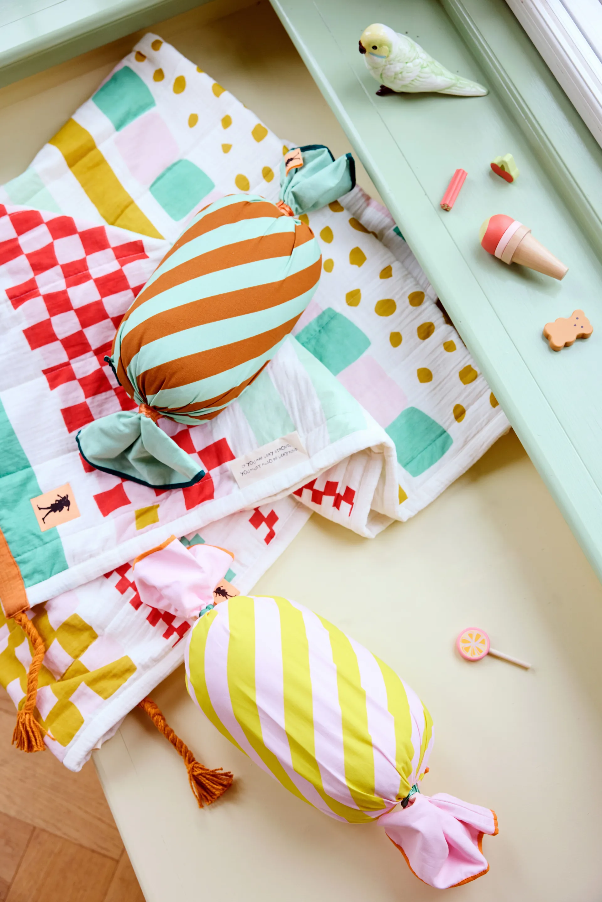 Pippi karamelli tyyny, Vihreä Kid's Concept