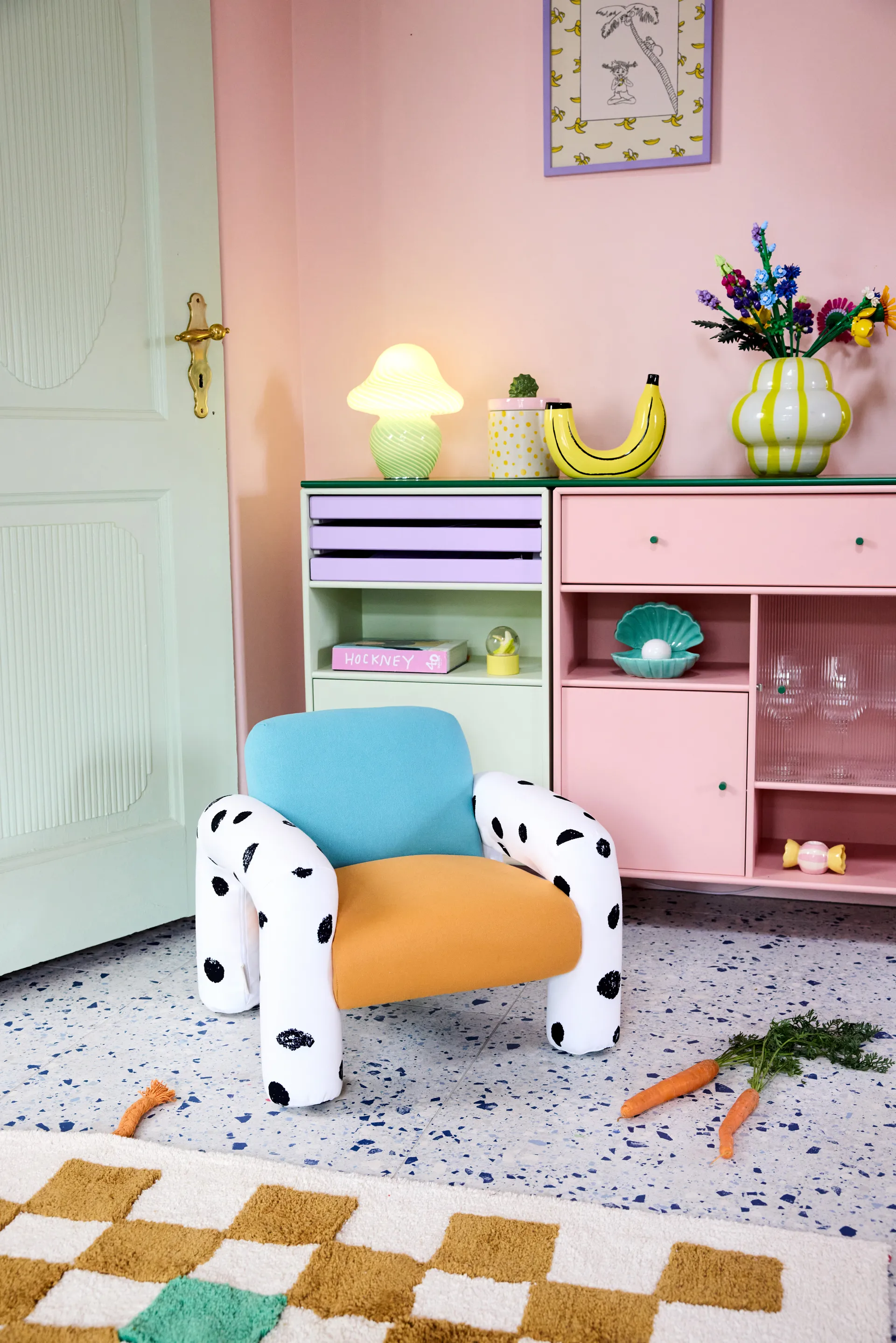 Pippi nojatuoli, Monivärinen Kid's Concept